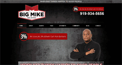 Desktop Screenshot of bigmikebailbonds.com